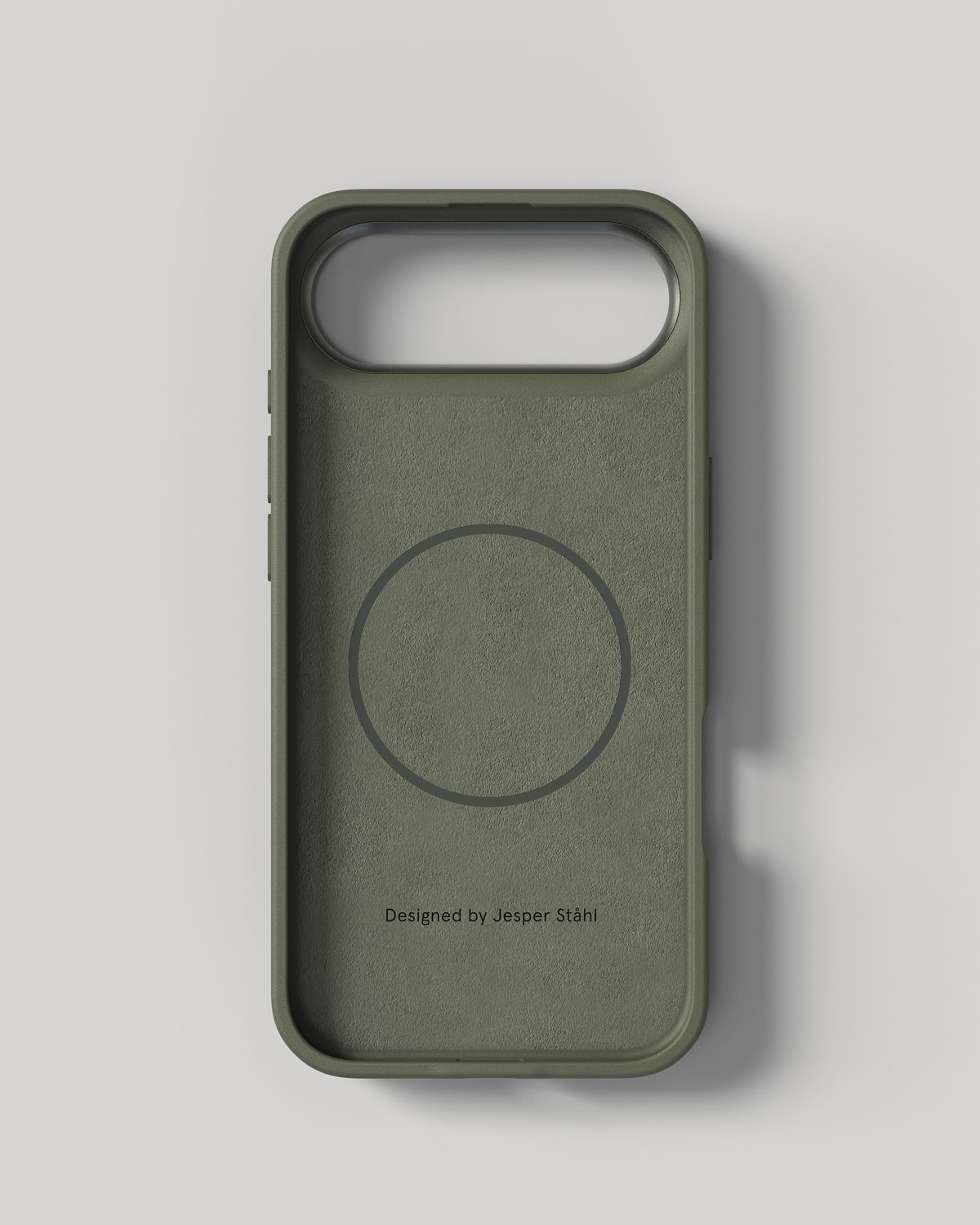 Bold Case - iPhone Air - Linen Beige & Olive Green