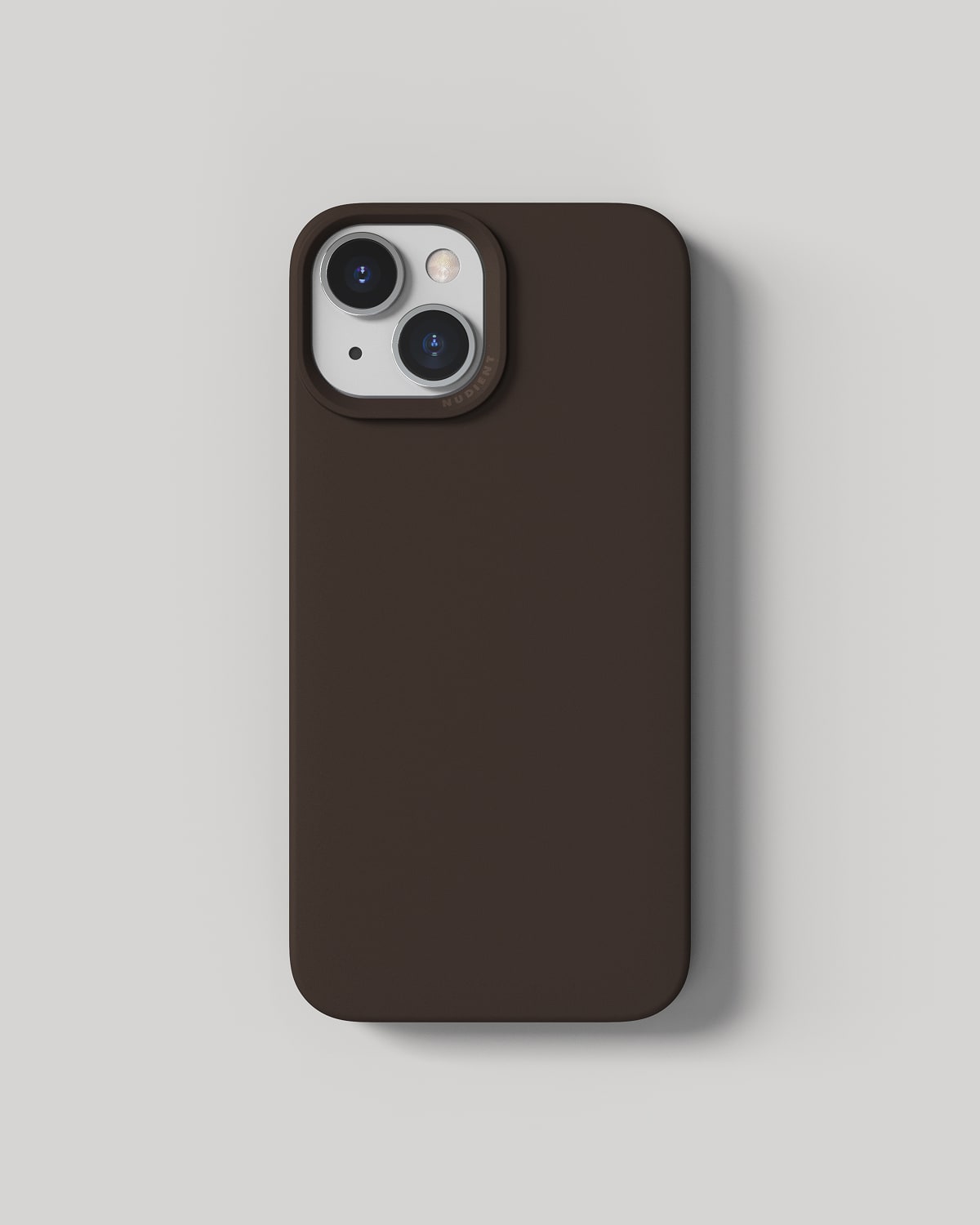 Thin Case - Dark Brown - iPhone 15 – NUDIENT
