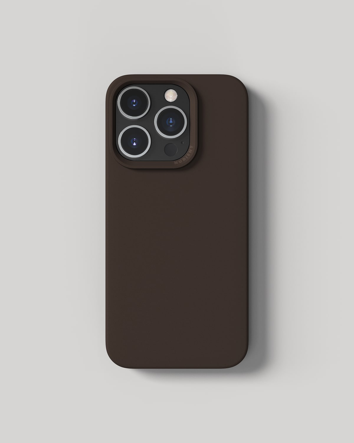 Thin Case - Dark Brown - iPhone 15 Pro – NUDIENT