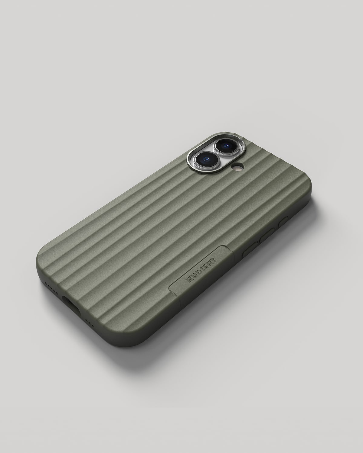 Bold Case - iPhone 17 - Linen Beige & Olive Green