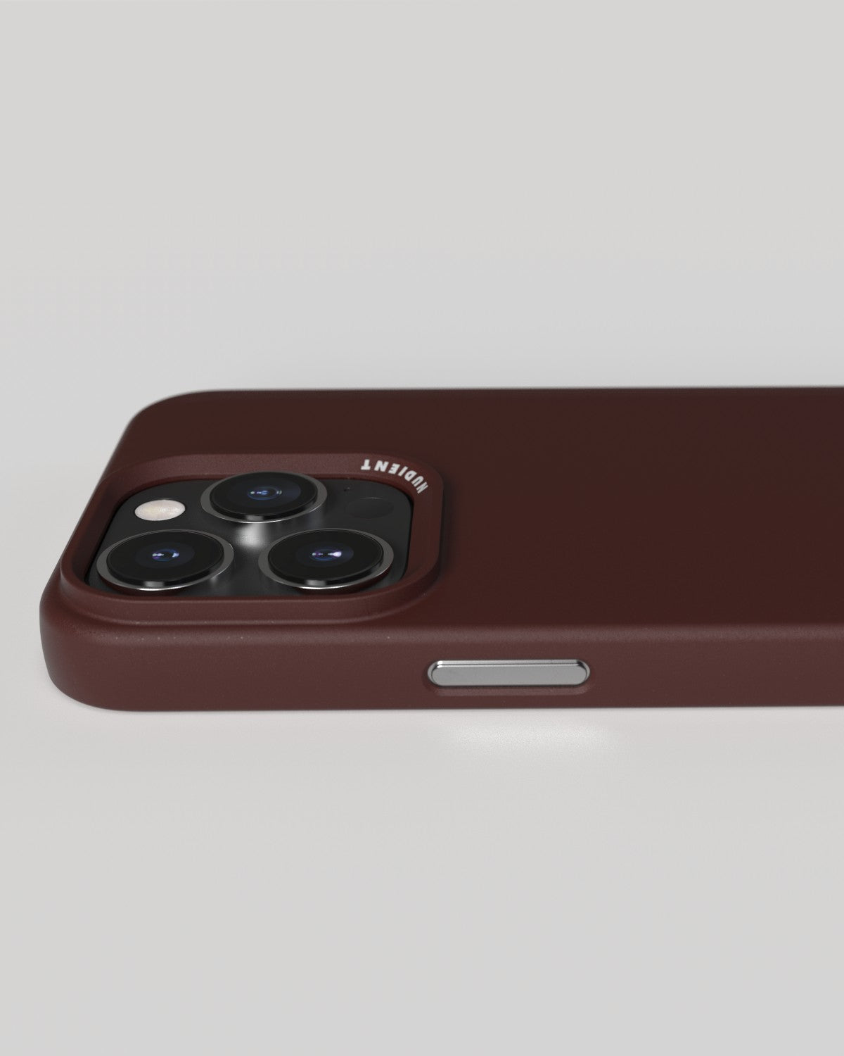 Thin Case MagSafe - Burgundy Red - iPhone 16 Pro Max – NUDIENT