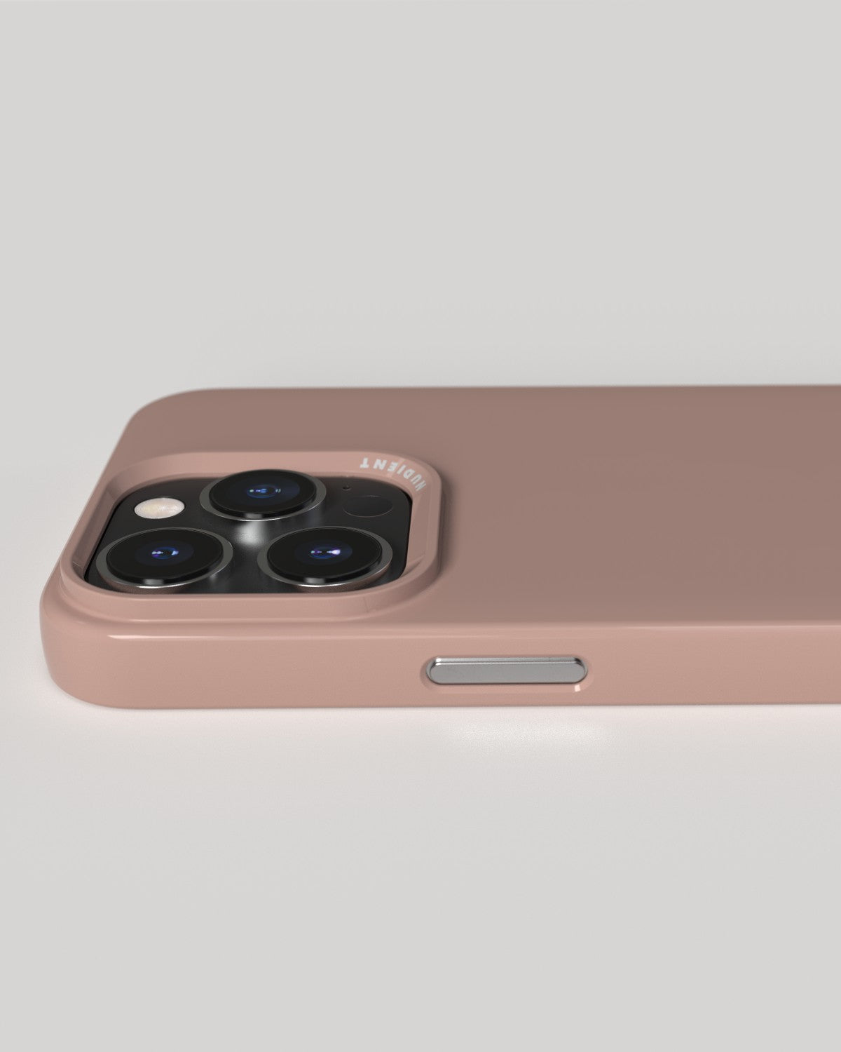 Thin Case MagSafe - Dusty Pink Glossy - iPhone 16 Pro Max – NUDIENT