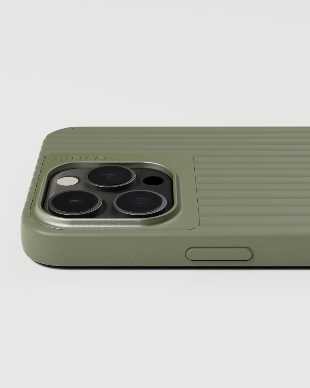 Bold Case - iPhone 15 Pro Max - Linen Beige & Olive Green
