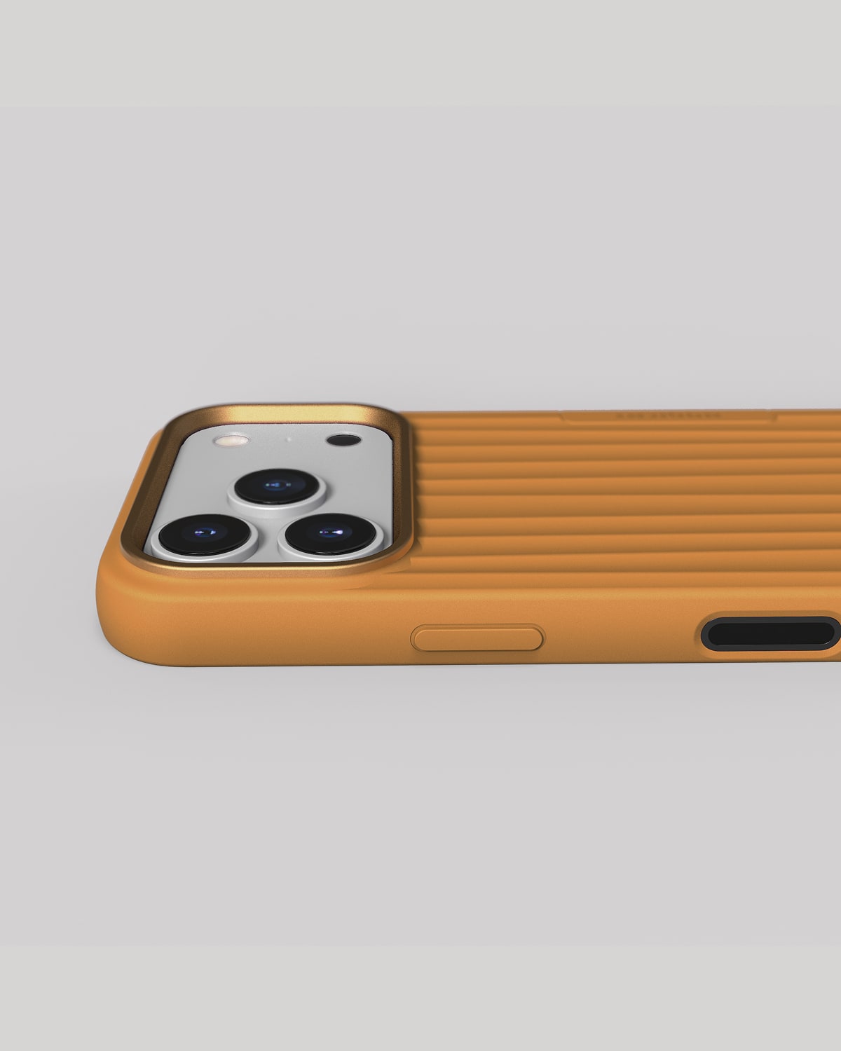NUDIENT iPhone 17 Pro 用ケース Amber Yellow Bold Case MagSafe - Amber Yellow - iPhone 17 Pro – NUDIENT