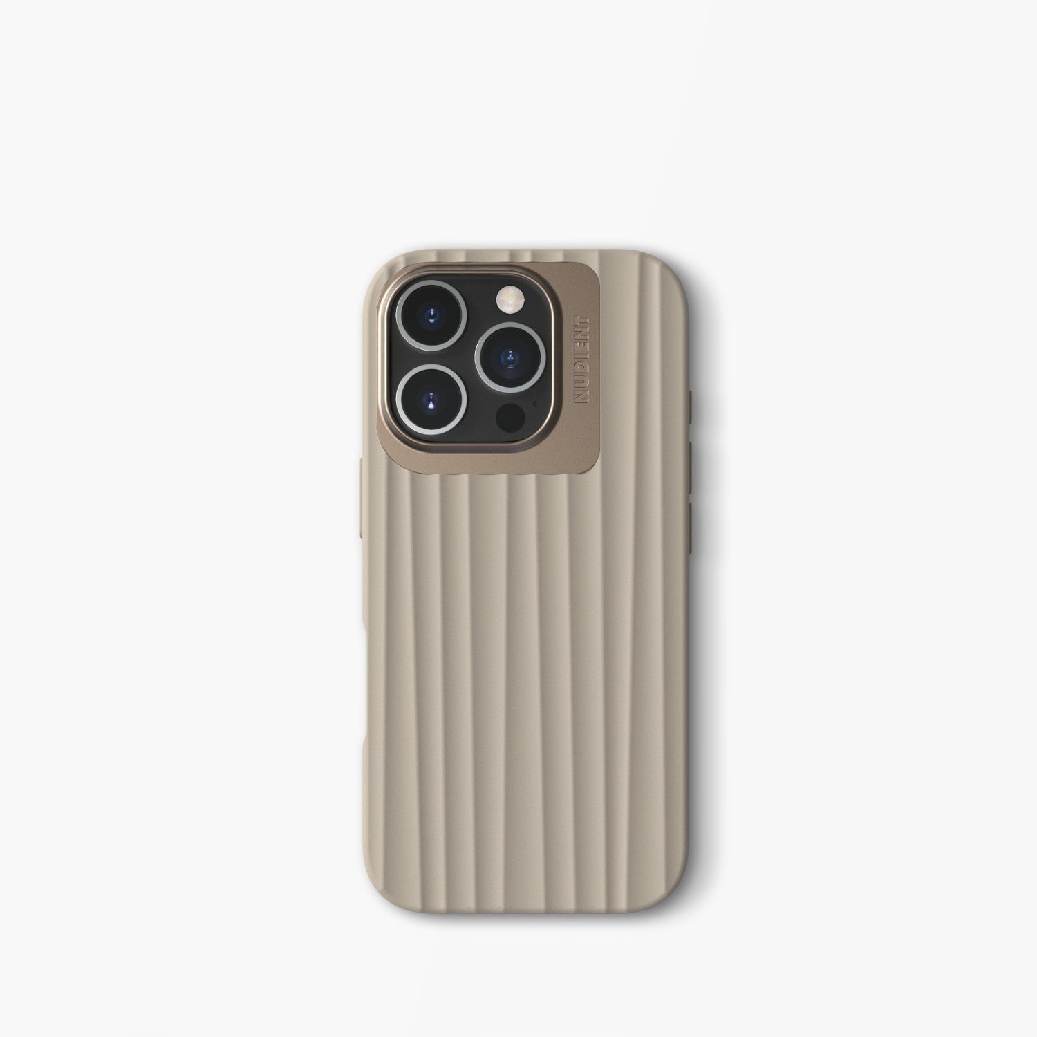 【日本未発売】 NUDIENT iPhone16proスマホケース ベージュ Thin Case - Clay Beige Glossy - iPhone 16 Pro Max – NUDIENT