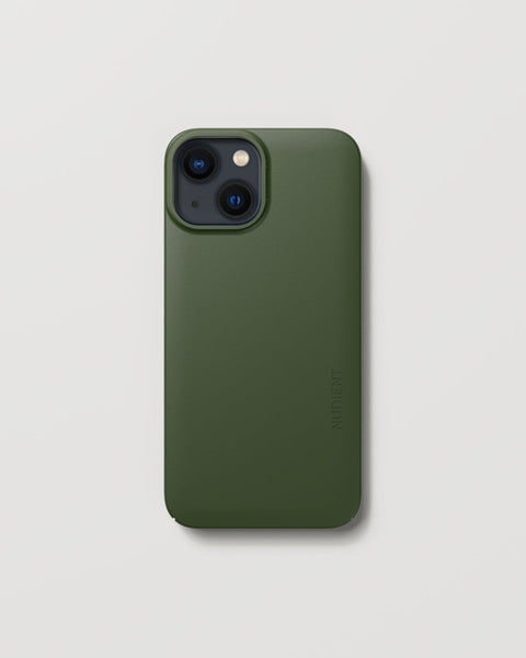 Thin Case - Pine Green - iPhone 13 Mini – NUDIENT