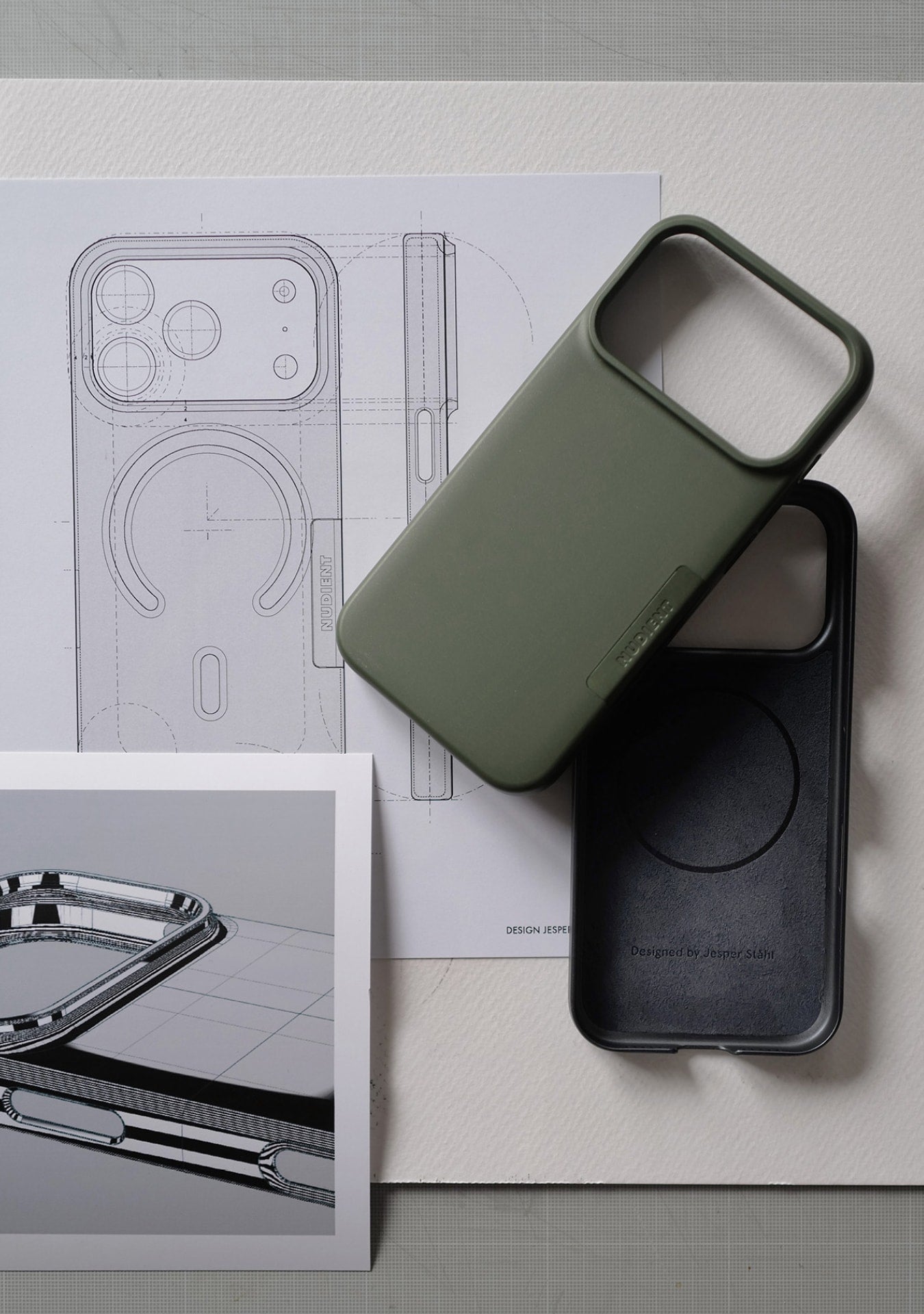 【日本未発売】 NUDIENT iPhone16proスマホケース ベージュ Bold Case MagSafe - Linen Beige - iPhone 16 Pro Max – NUDIENT