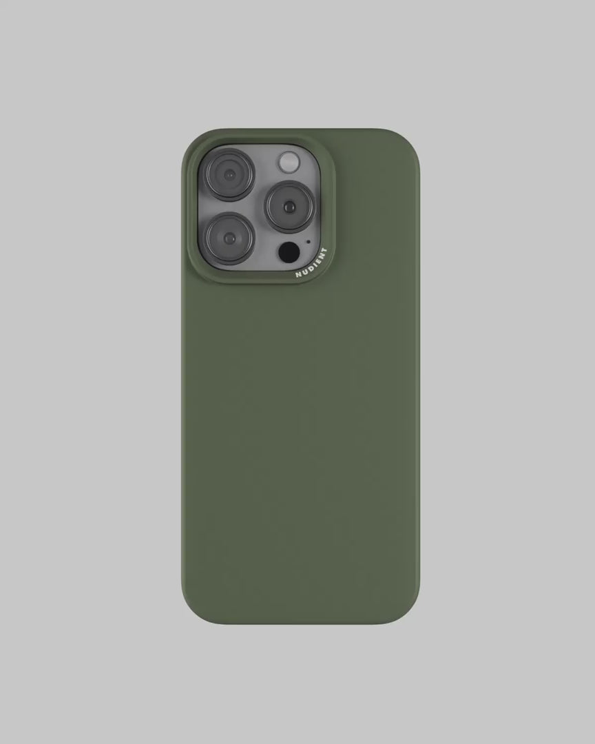 Thin Case - Pine Green - iPhone 16 Pro Max – NUDIENT